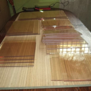 Vidrios para combustiones lentas valor según la medida (5mm de espesor)