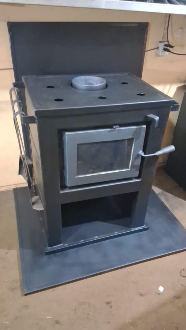 Combustion lenta para 120 metros cuadrados